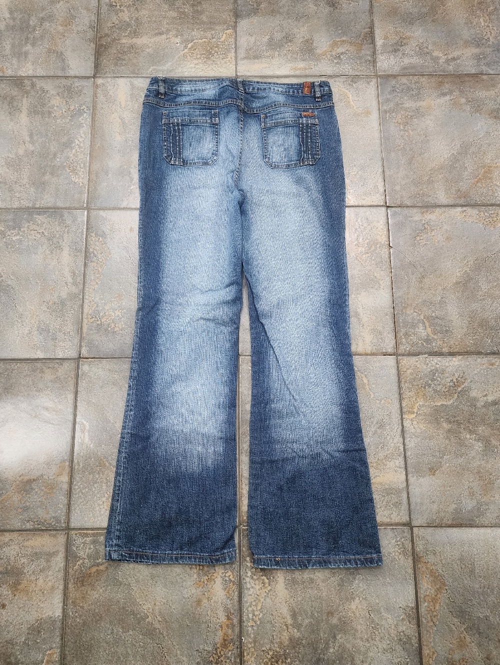Vintage Y2K C'est Toi Women's XL 35x30 Bootcut Flare Stretch Denim Jeans